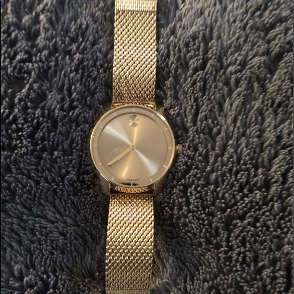 Movado Bold mesh yellow-gold Watch - Picture 3 of 8